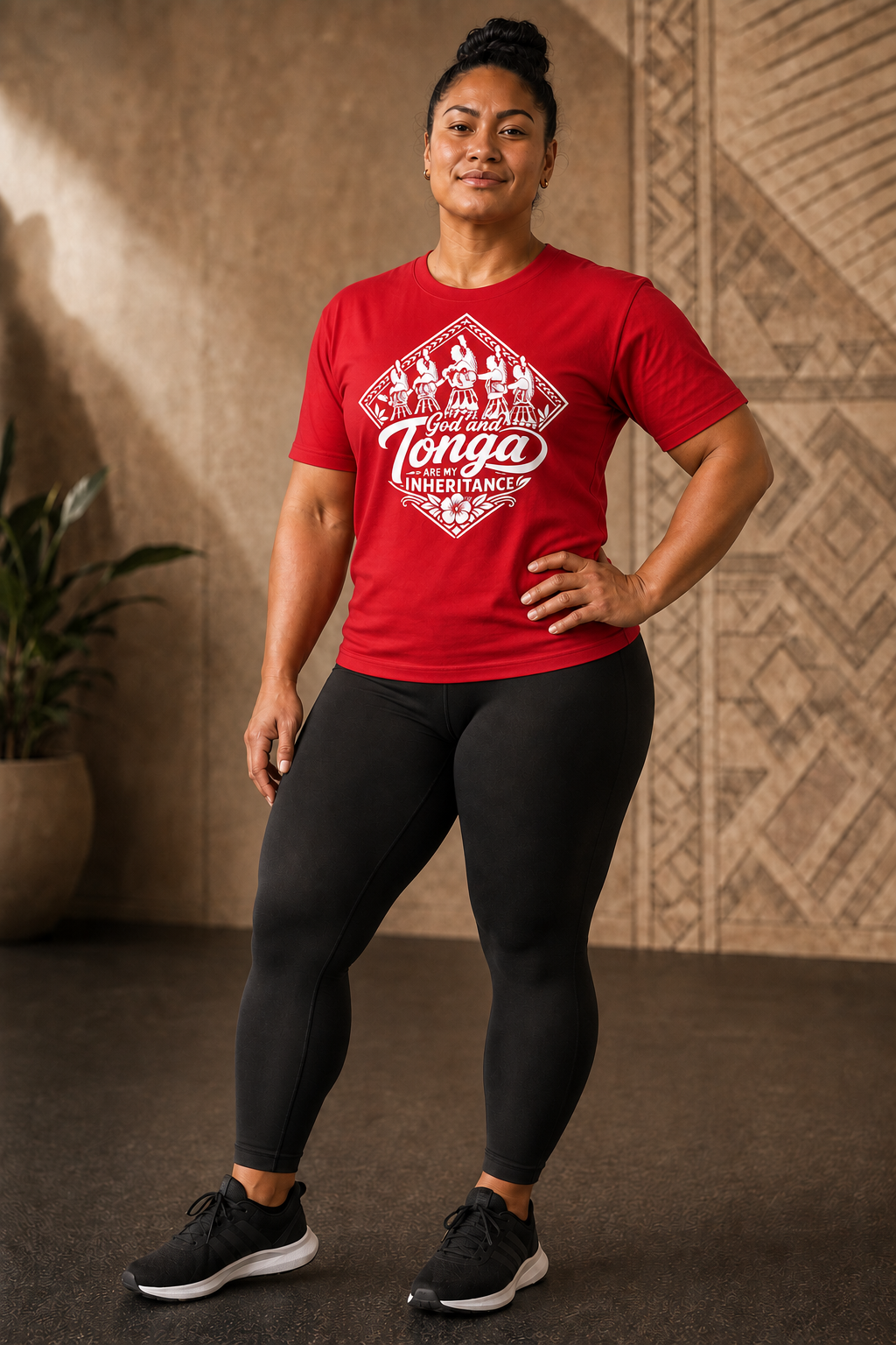 “God and Tonga” Heritage Dancers T-Shirt
