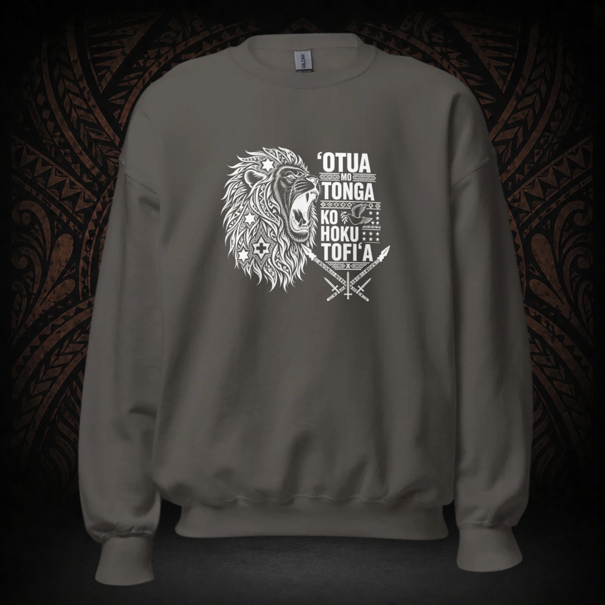 God and Tonga” Heritage Crewneck Sweatshirt