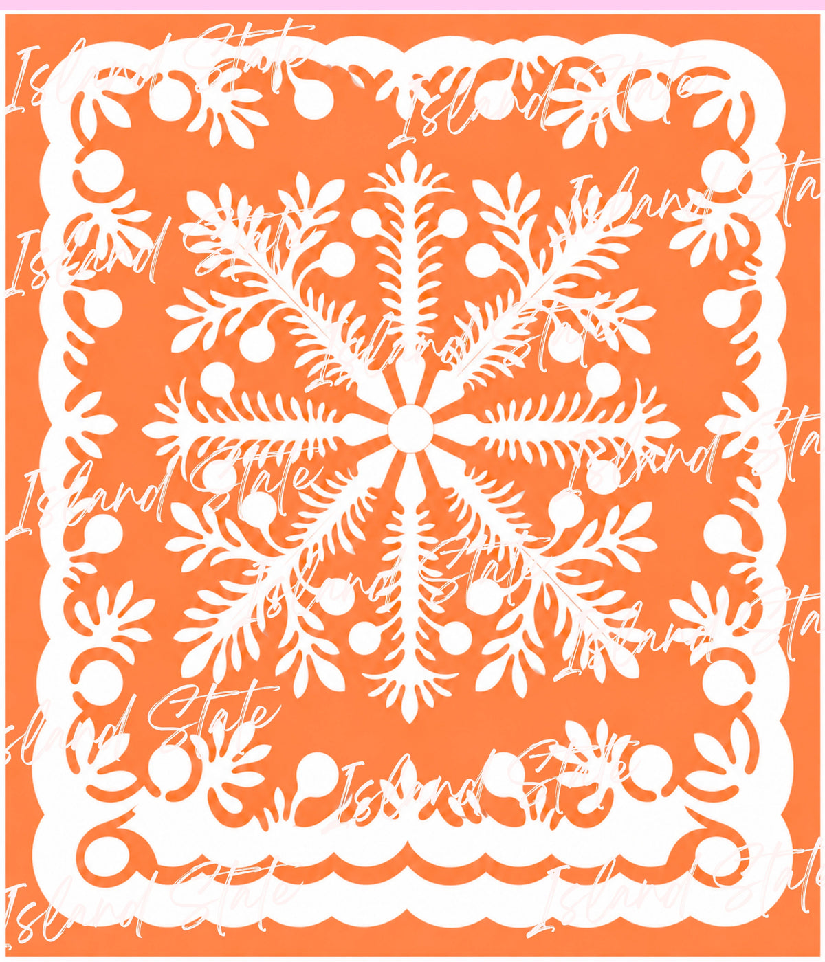 Snow Flake Hawaiian Monomono Quilts