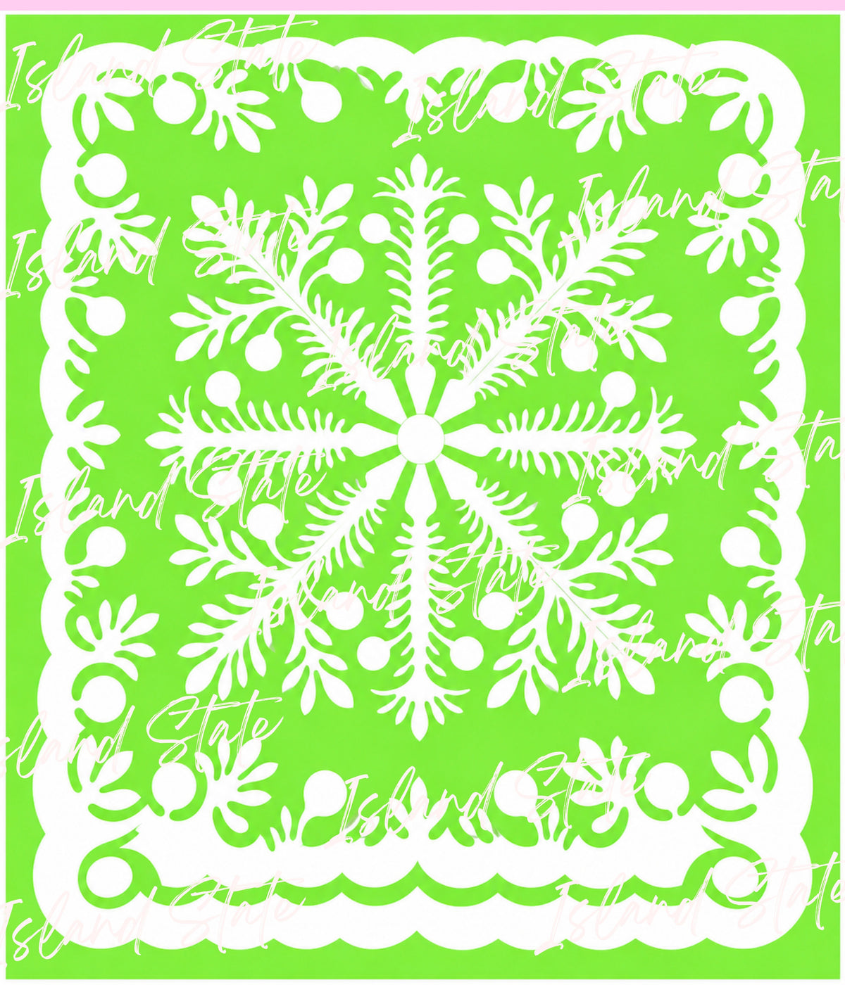 Snow Flake Hawaiian Monomono Quilts