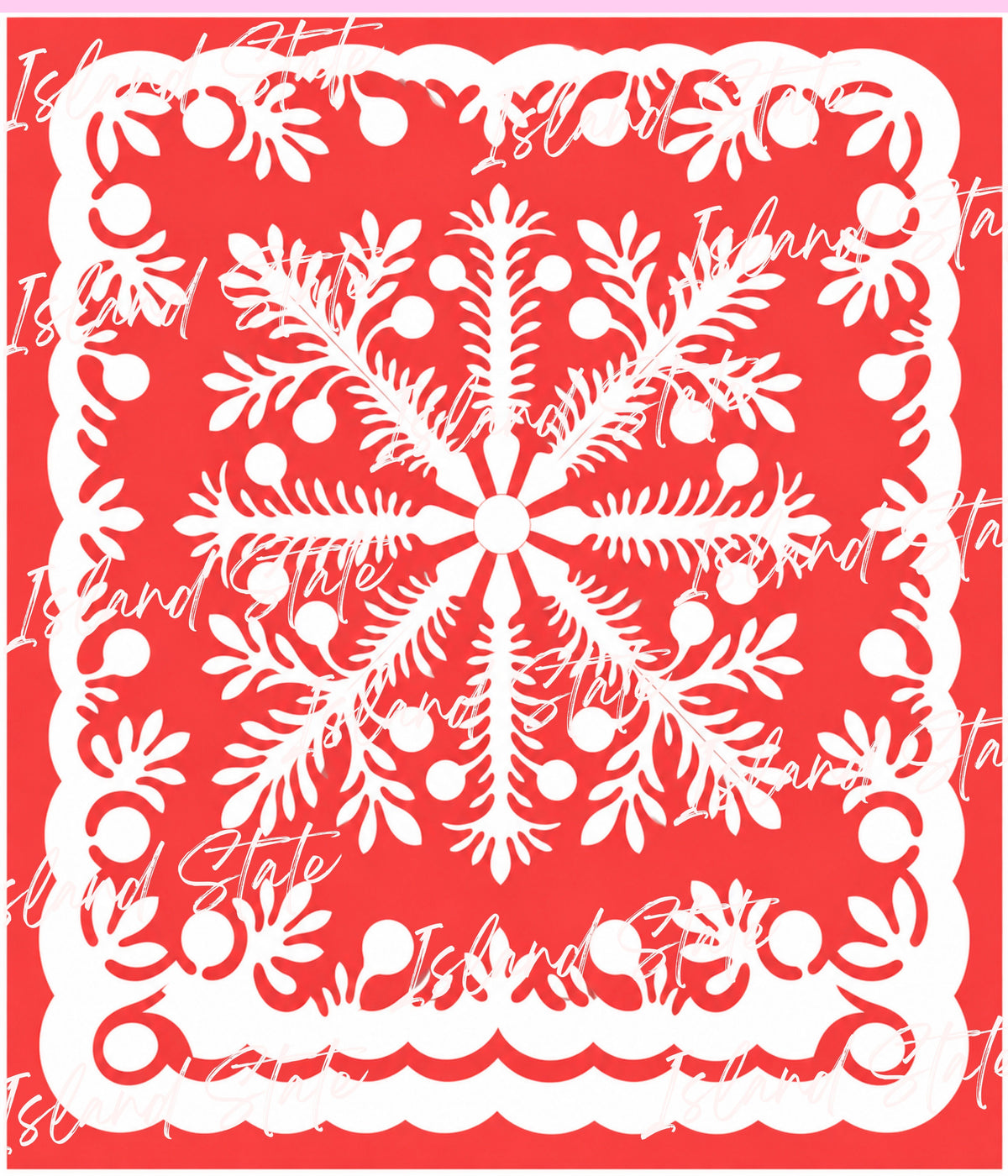 Snow Flake Hawaiian Monomono Quilts