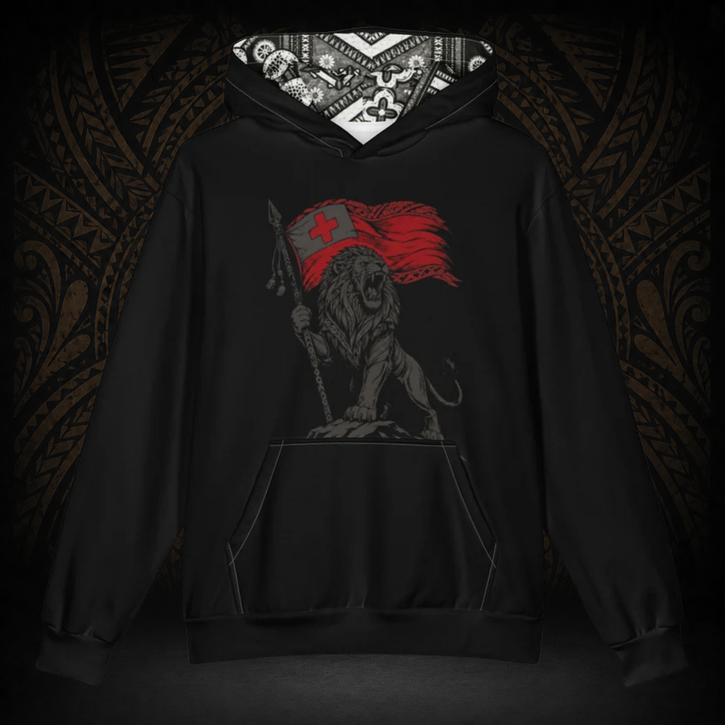 Tongan Heritage Roar Oversized Hoodie