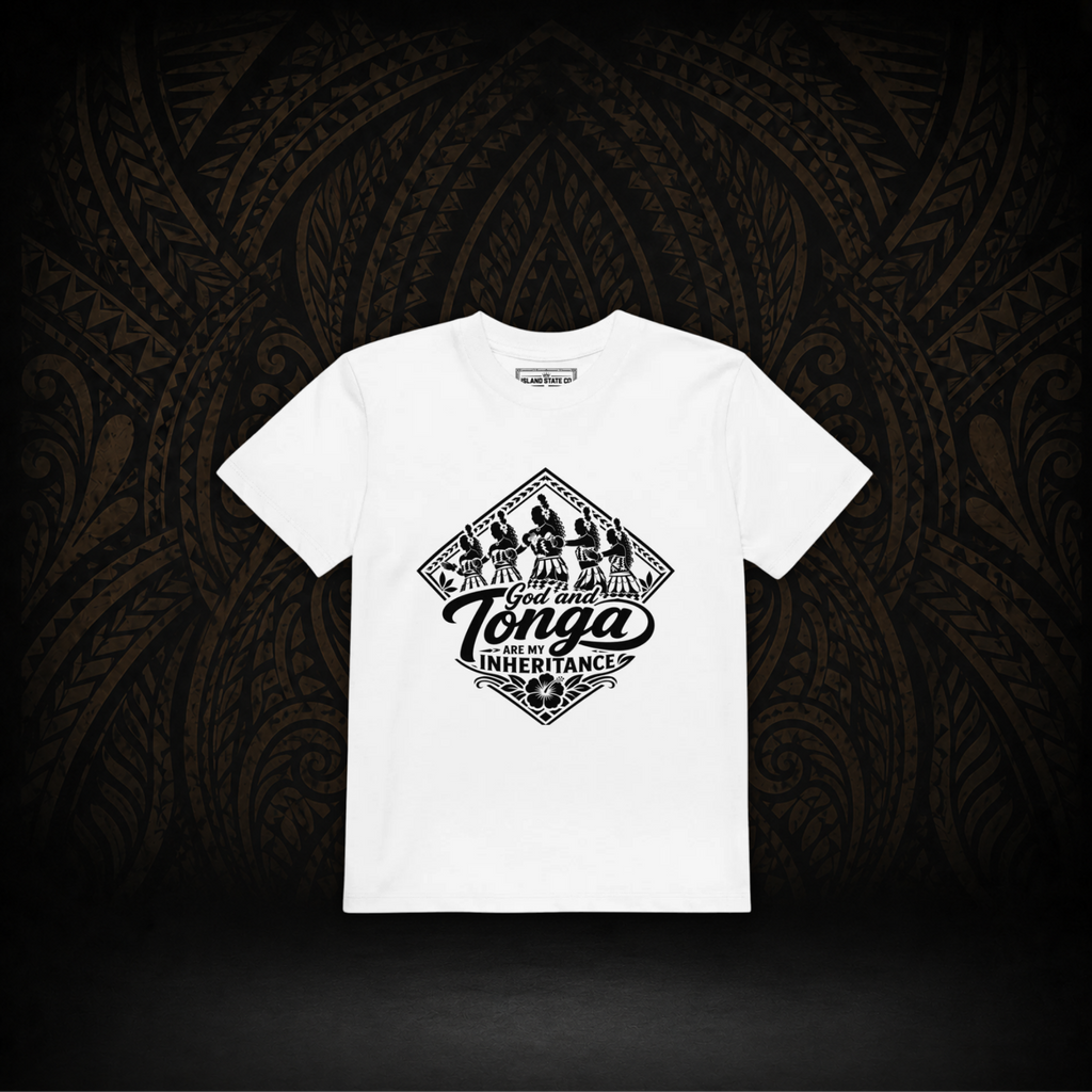 “God and Tonga” Kids’ Organic Tee