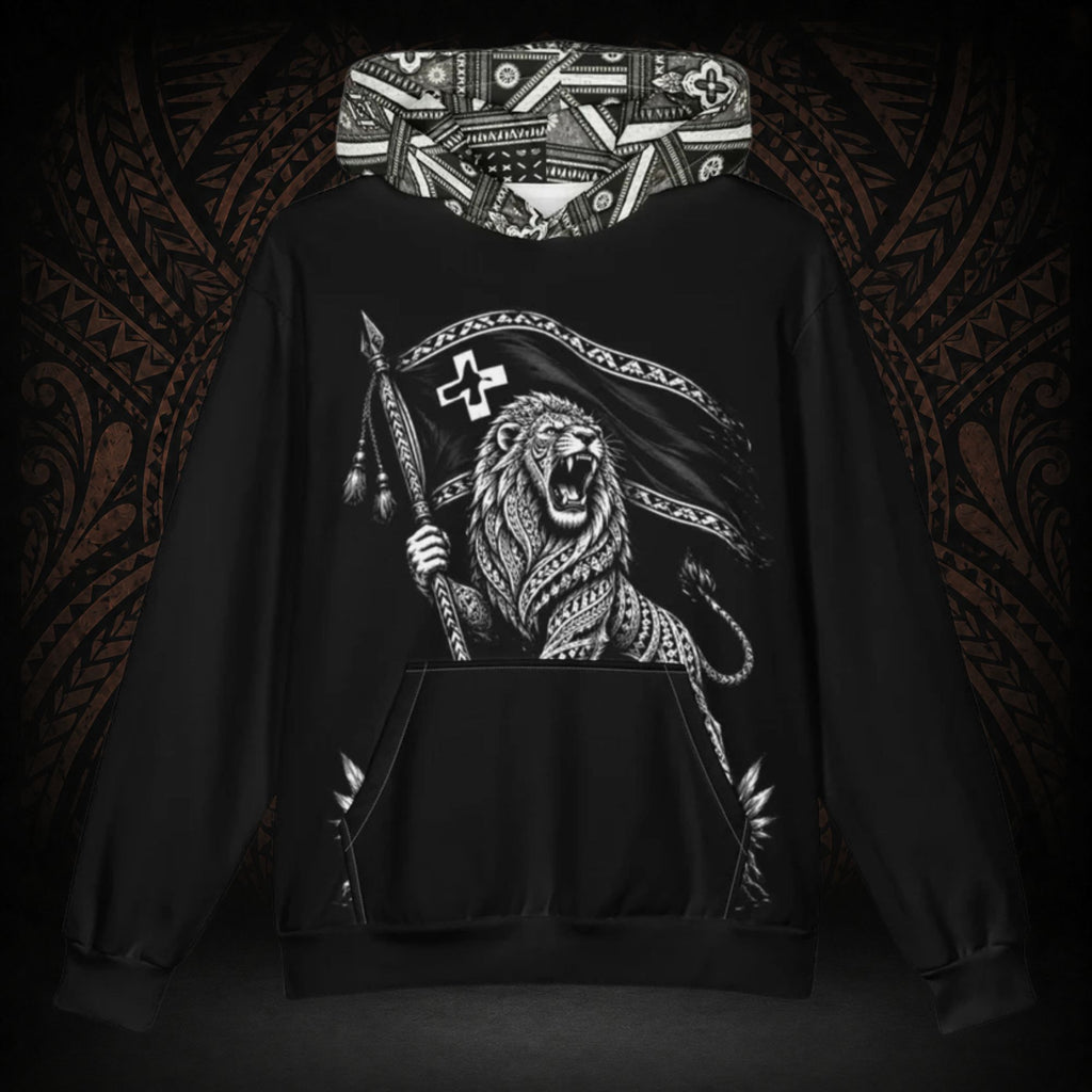 Tongan Guardian Lion Oversized Hoodie