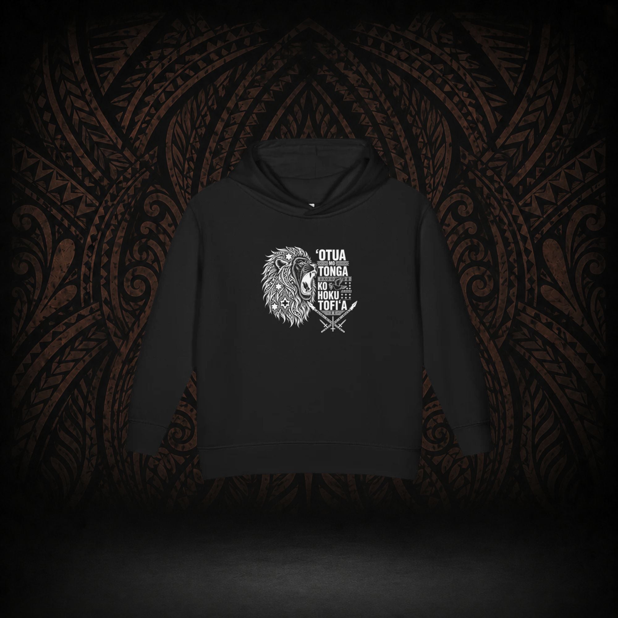 “God and Tonga” Toddler Fleece Hoodie