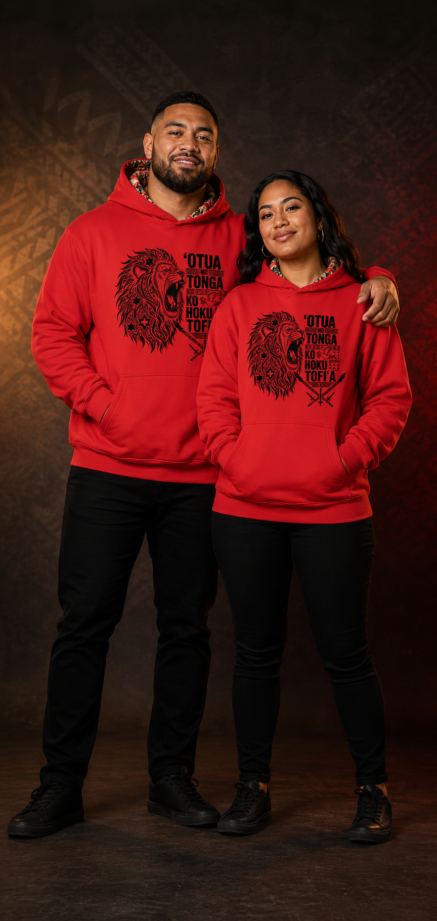 ʻOtua mo Tonga Heritage Oversized Hoodie
