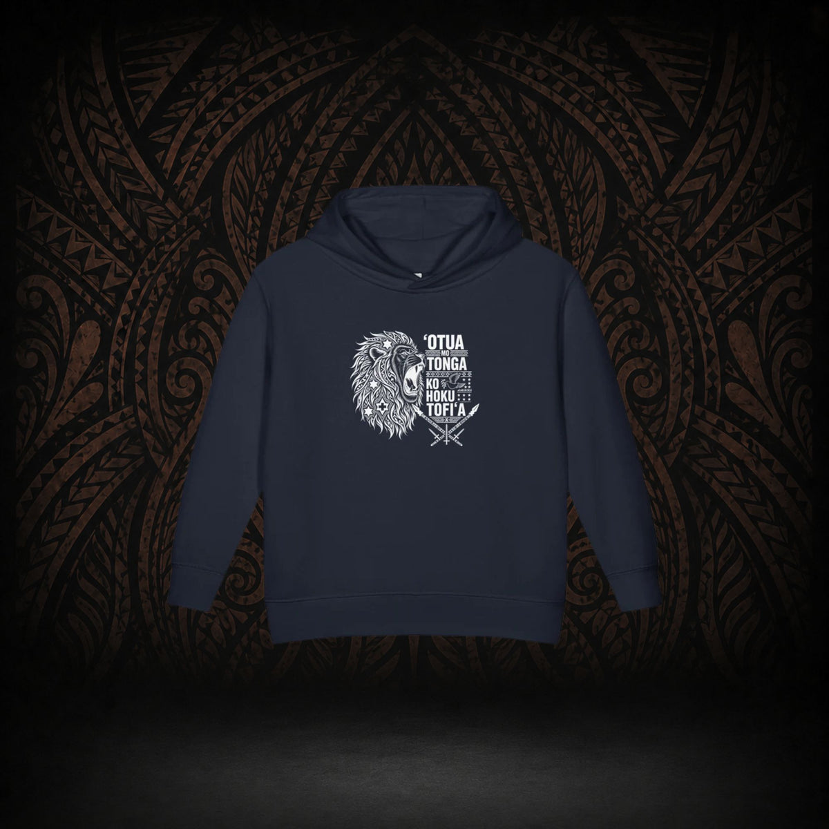 “God and Tonga” Toddler Fleece Hoodie