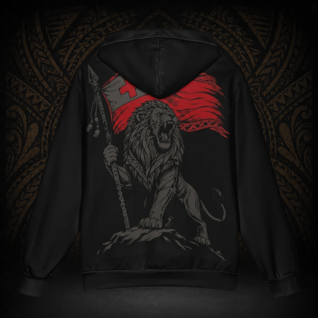 Tongan Heritage Roar Oversized Hoodie