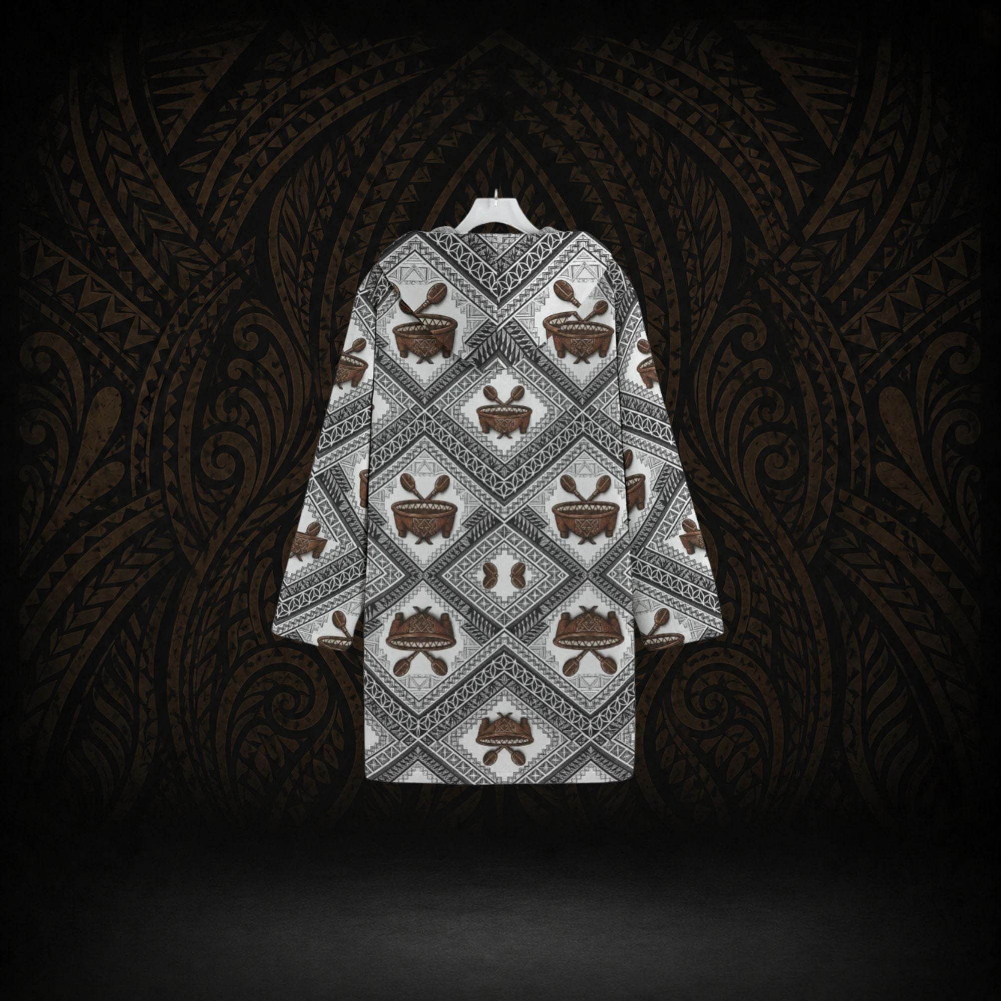 The Tongan Kava Heritage Trench Coat