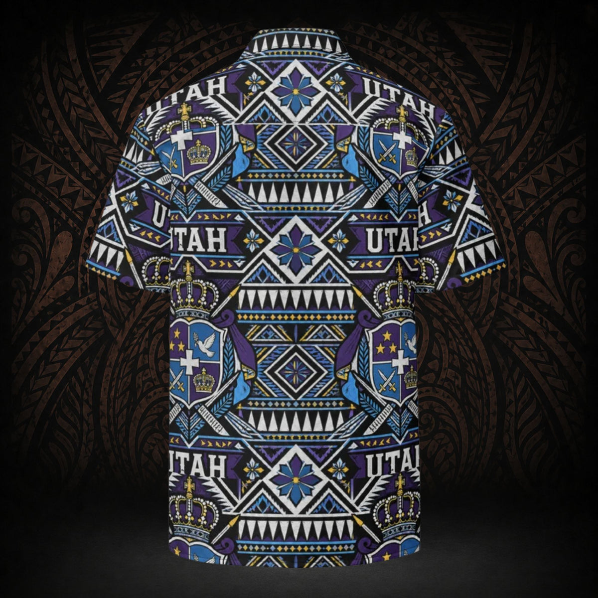 Utah Tongan Button Up Shirt