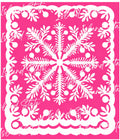 Snow Flake Hawaiian Monomono Quilts