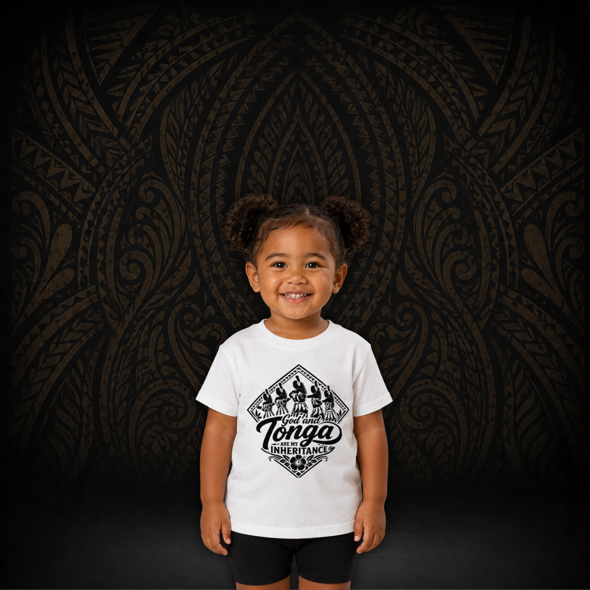“God and Tonga” Kids’ Organic Tee