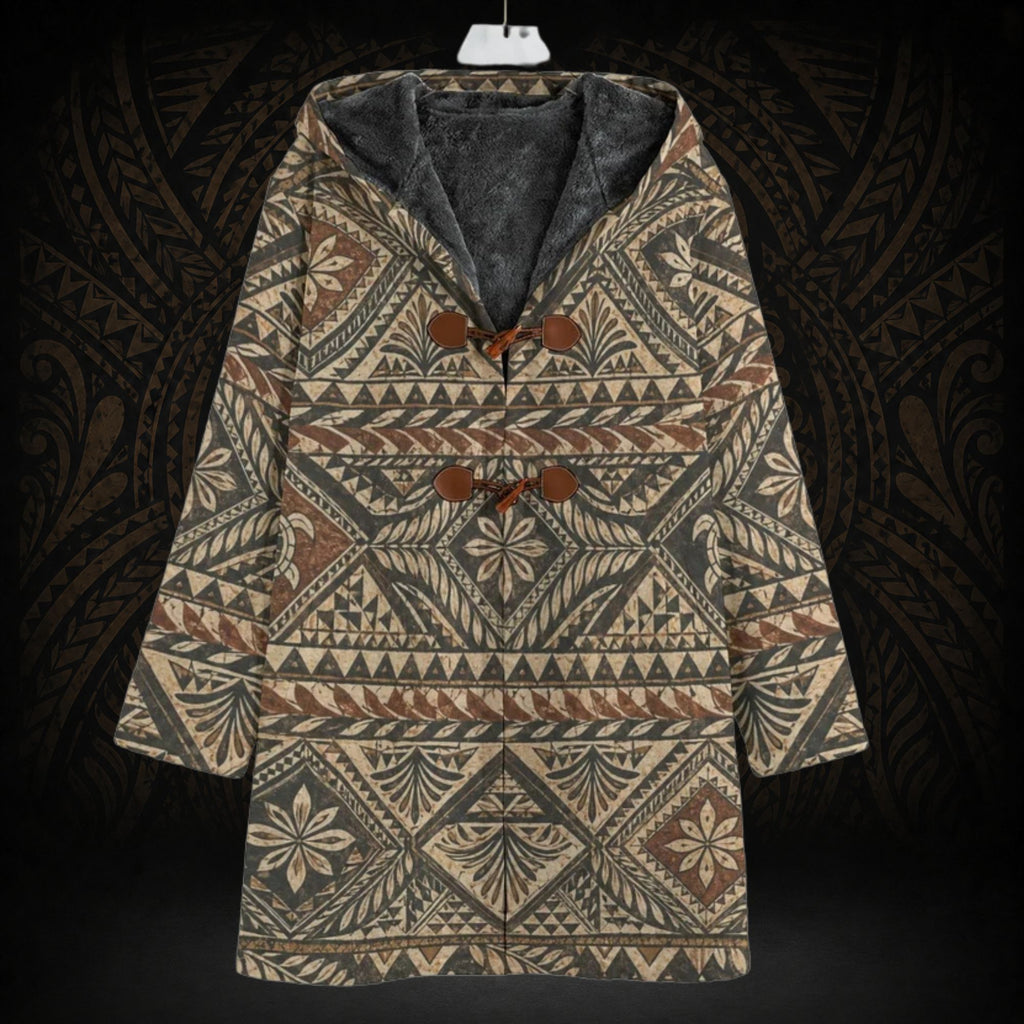 STRONG TAPA HERITAGE HOODED TRENCH COAT