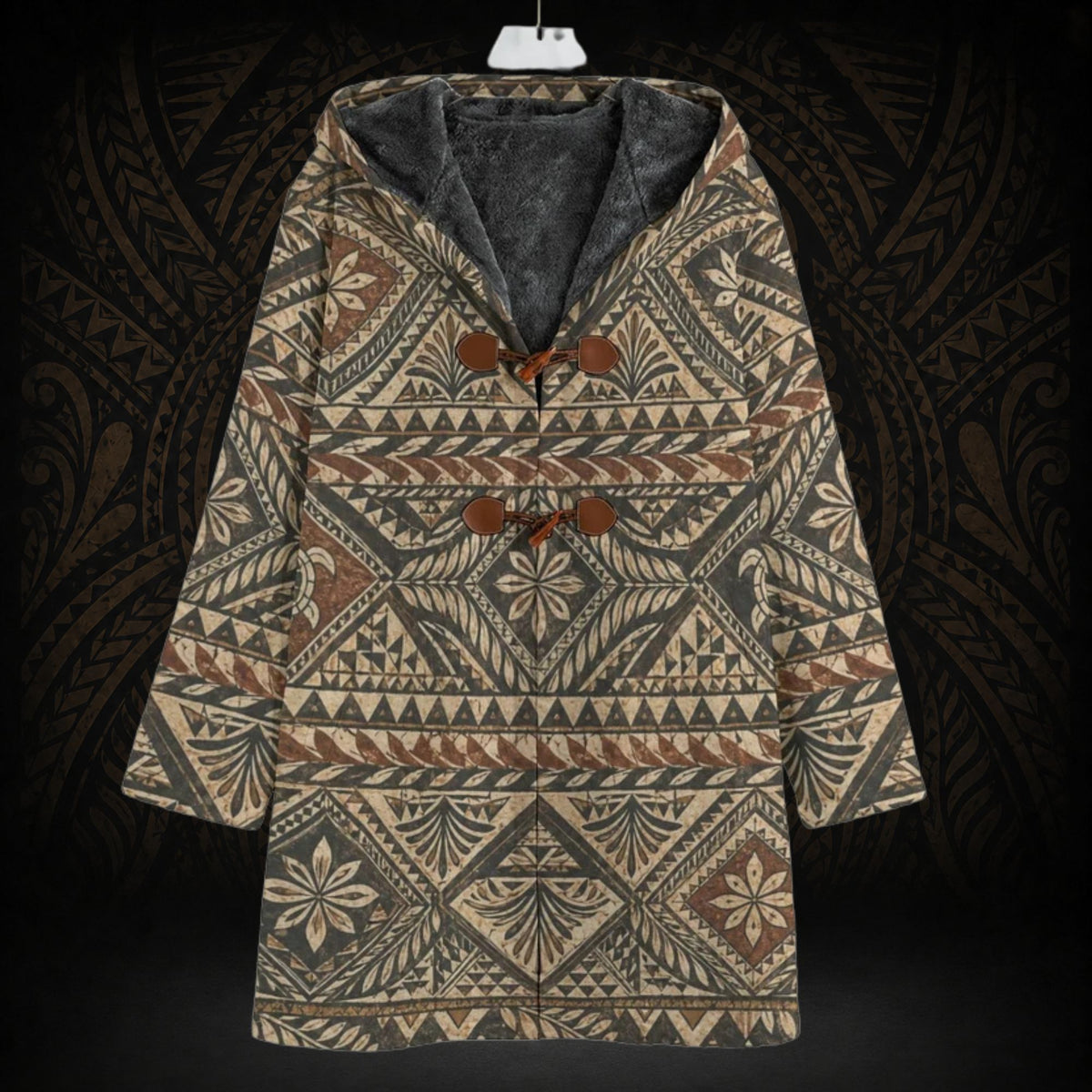 STRONG TAPA HERITAGE HOODED TRENCH COAT