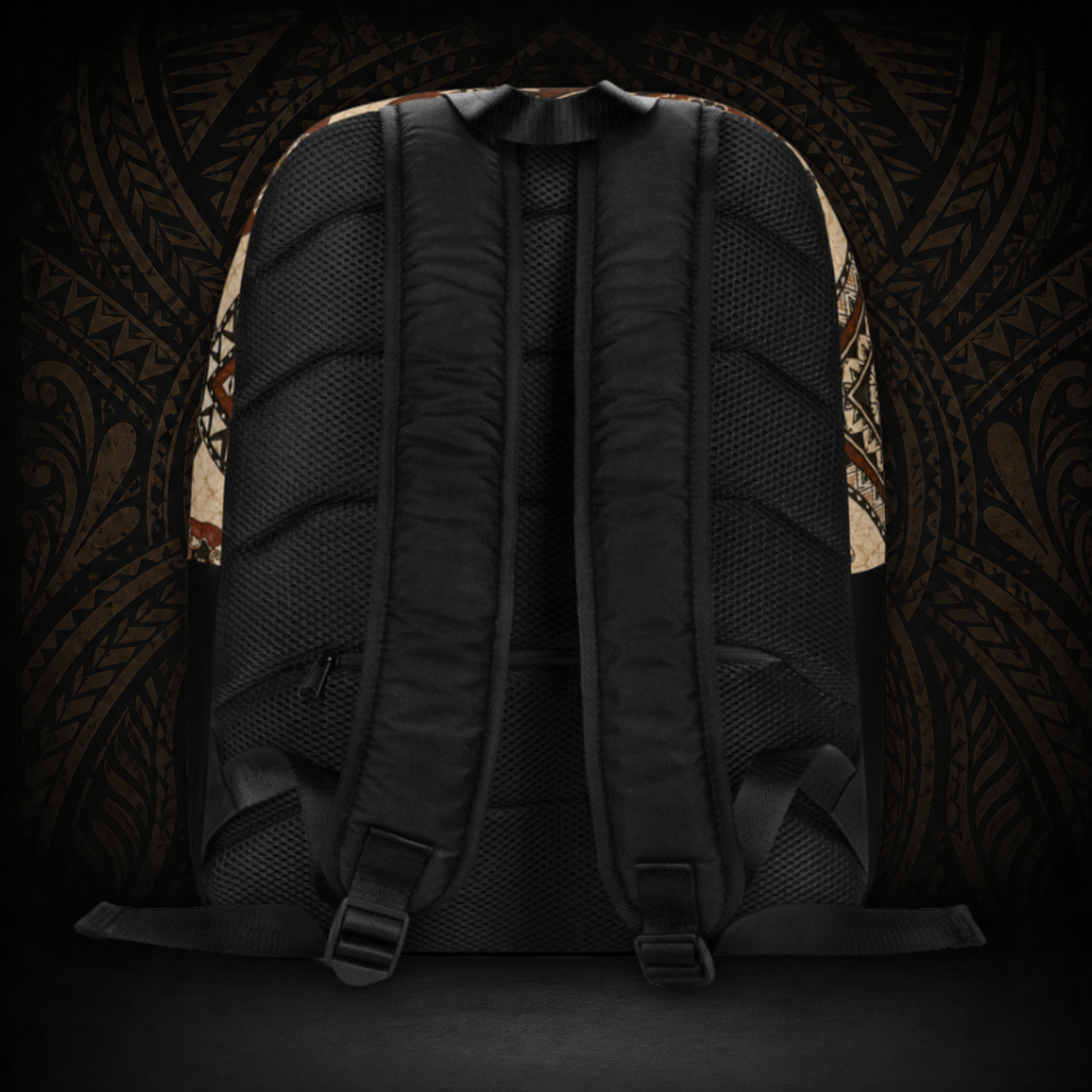 Tongan Tapa Backpack — Water-Resistant Laptop Backpack
