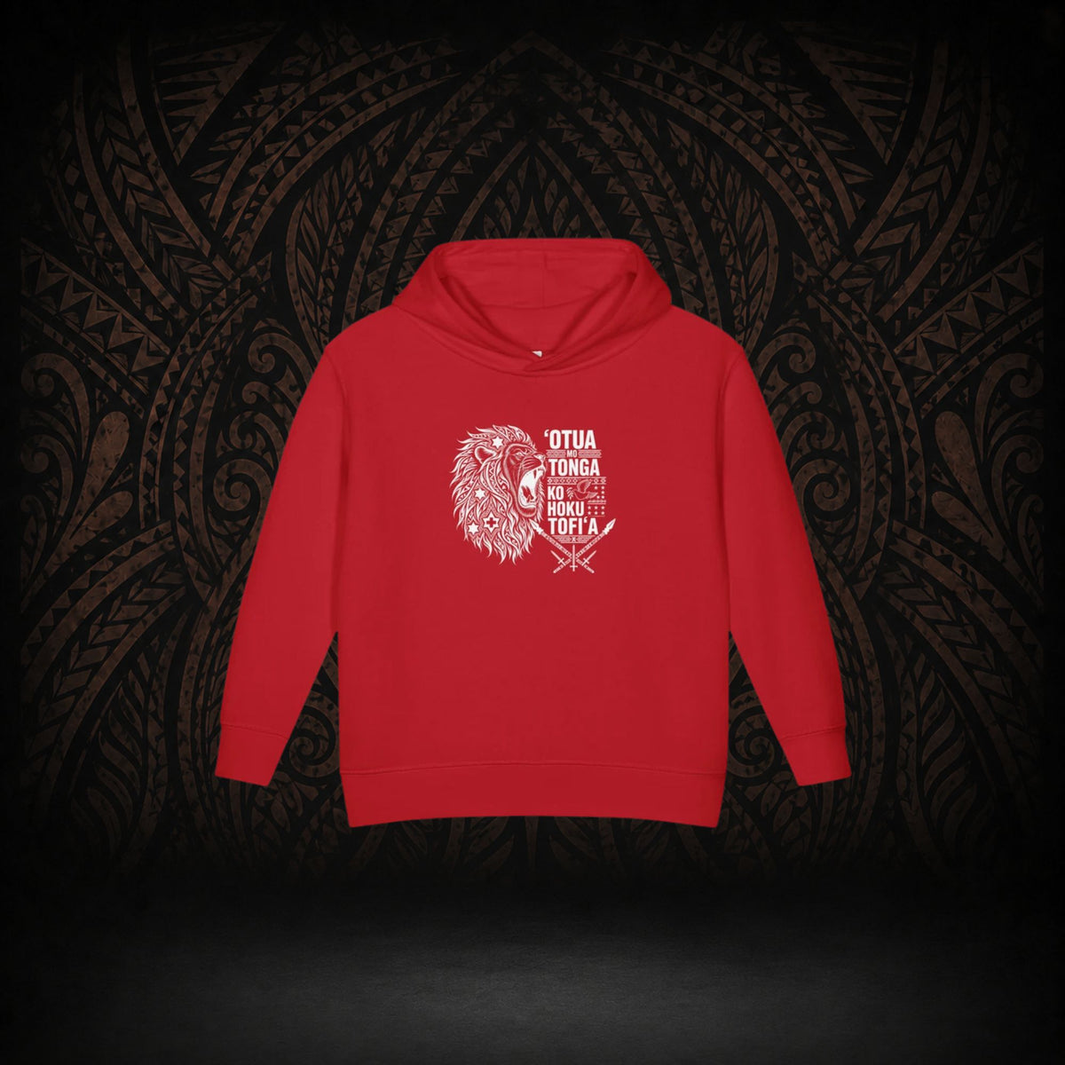 “God and Tonga” Toddler Fleece Hoodie