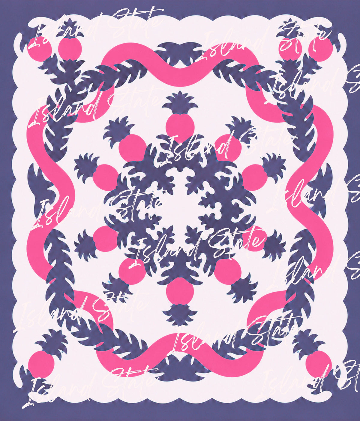 Hawaiian Monomono Tongan Quilt | Traditional Monomono