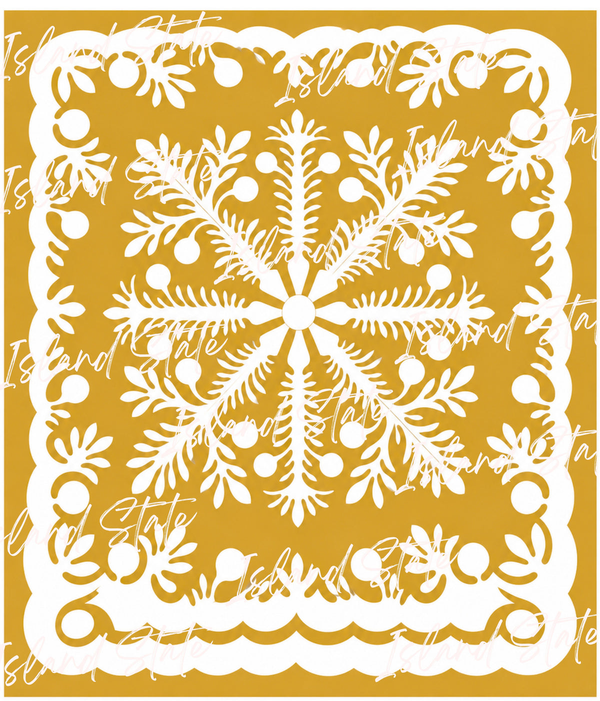 Snow Flake Hawaiian Monomono Quilts