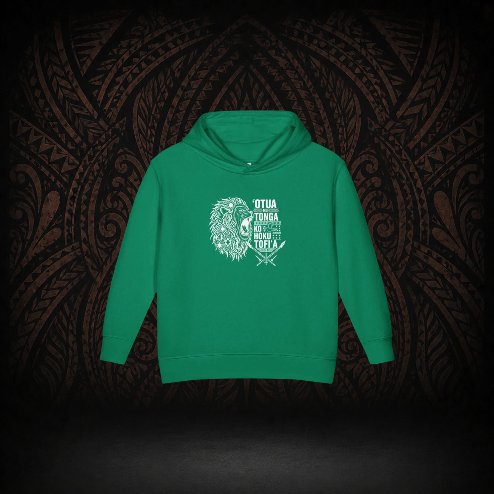“God and Tonga” Toddler Fleece Hoodie