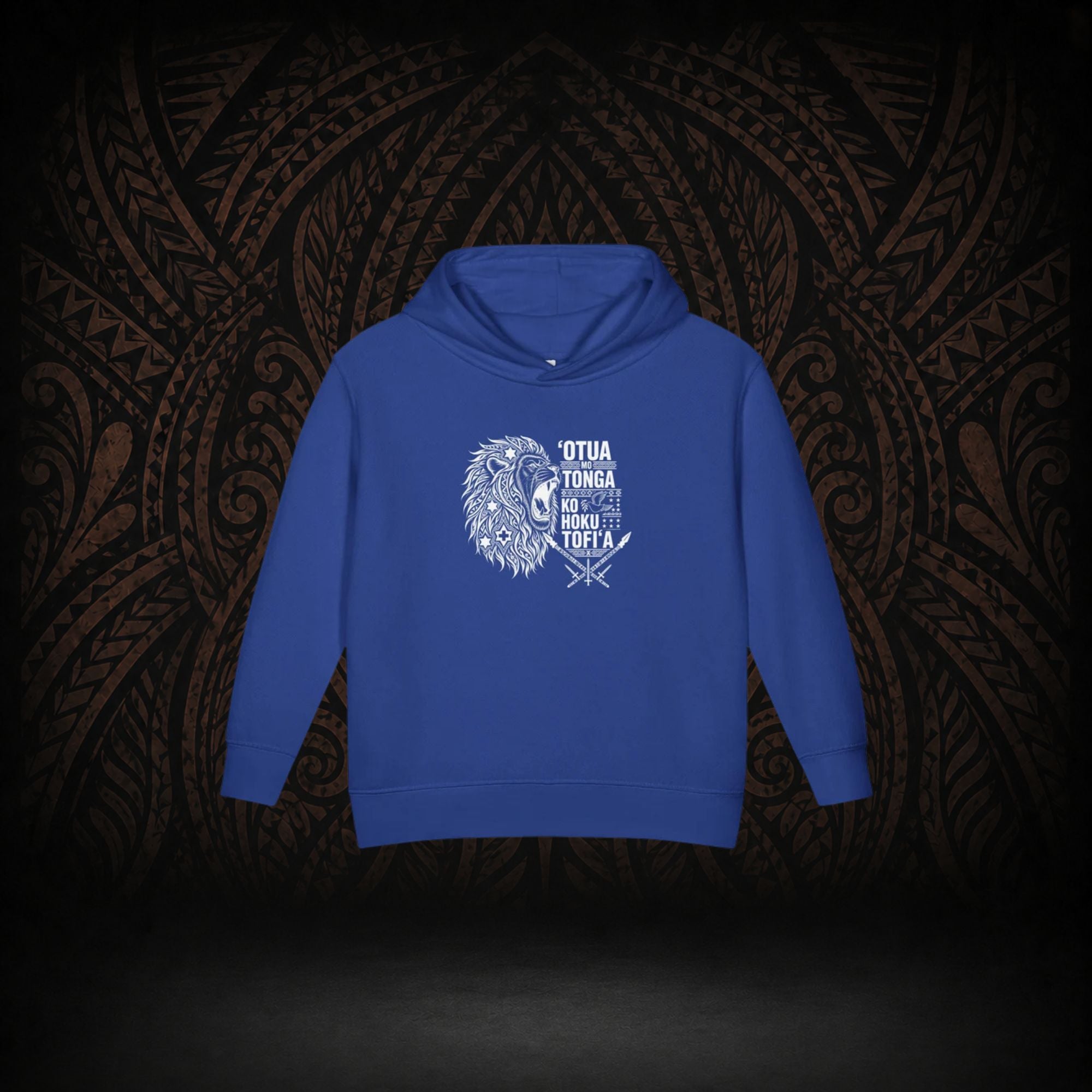 “God and Tonga” Toddler Fleece Hoodie