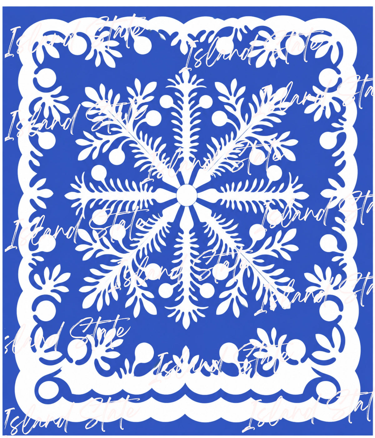 Snow Flake Hawaiian Monomono Quilts