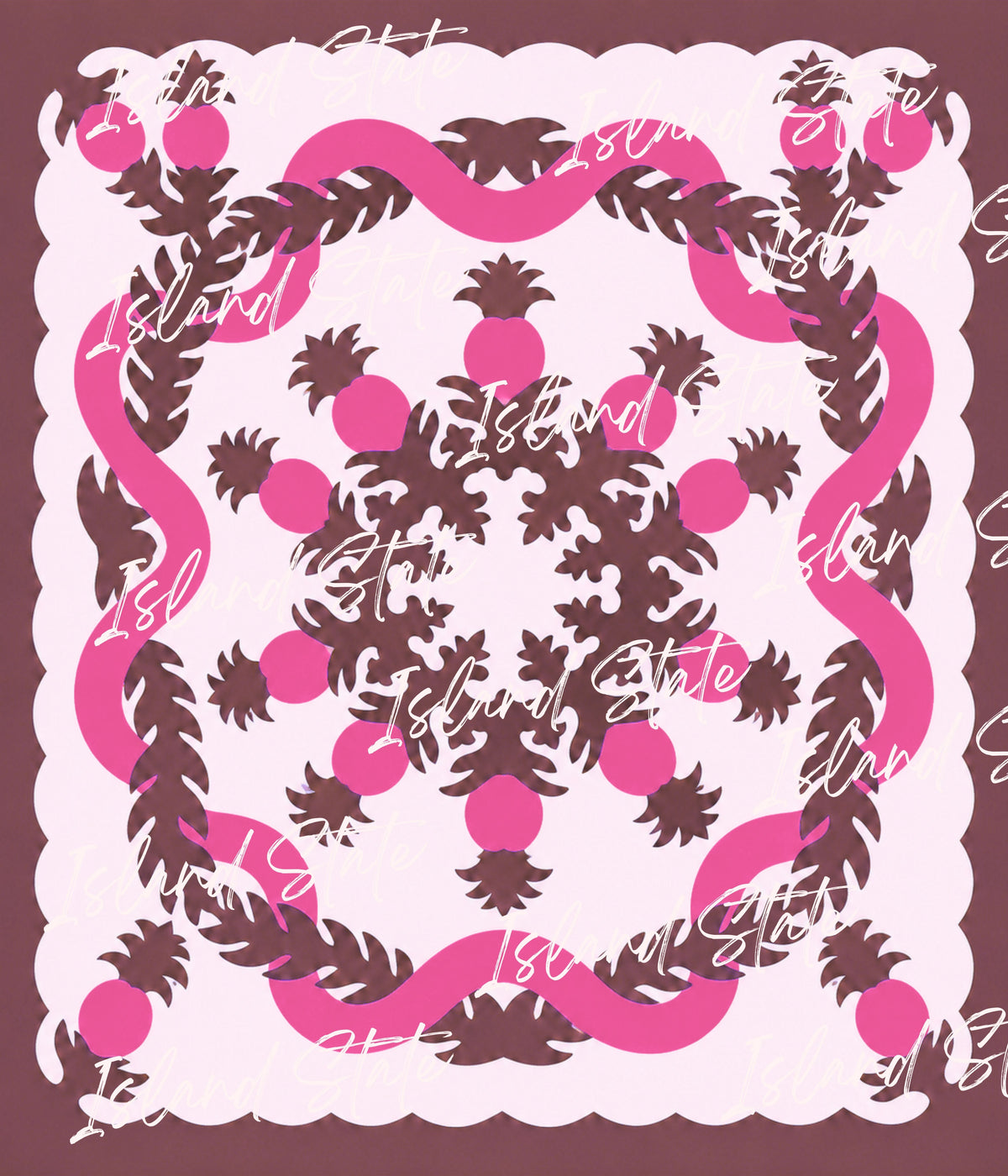 Hawaiian Monomono Tongan Quilt | Traditional Monomono
