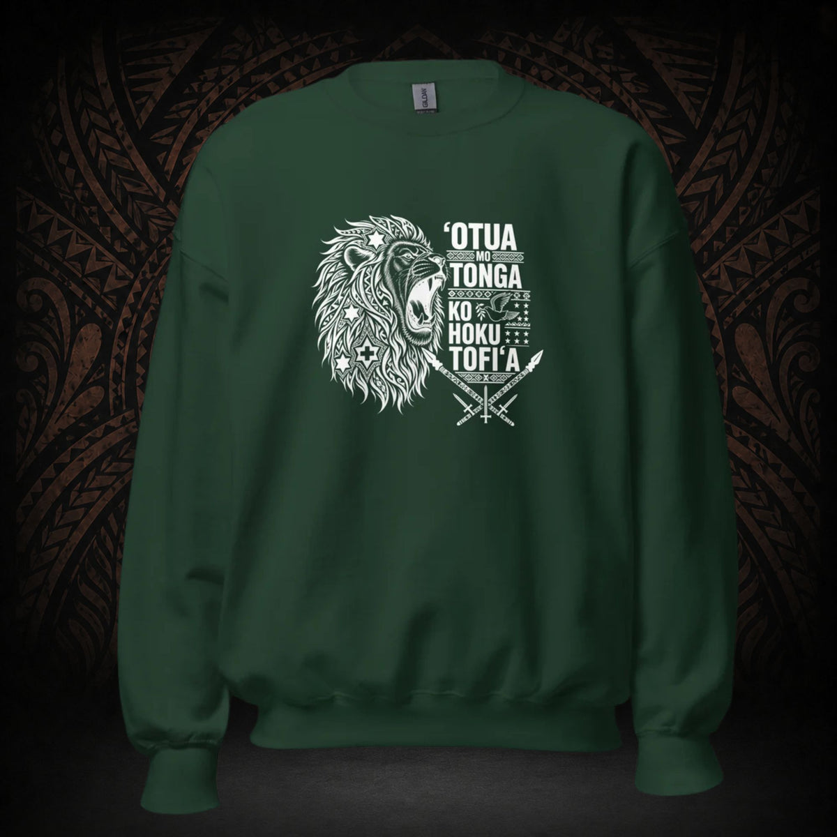 God and Tonga” Heritage Crewneck Sweatshirt