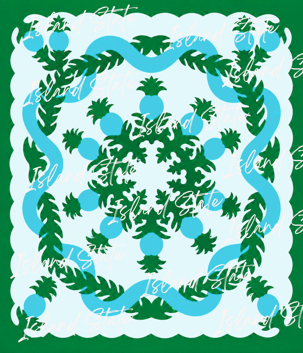 Hawaiian Monomono Tongan Quilt | Traditional Monomono