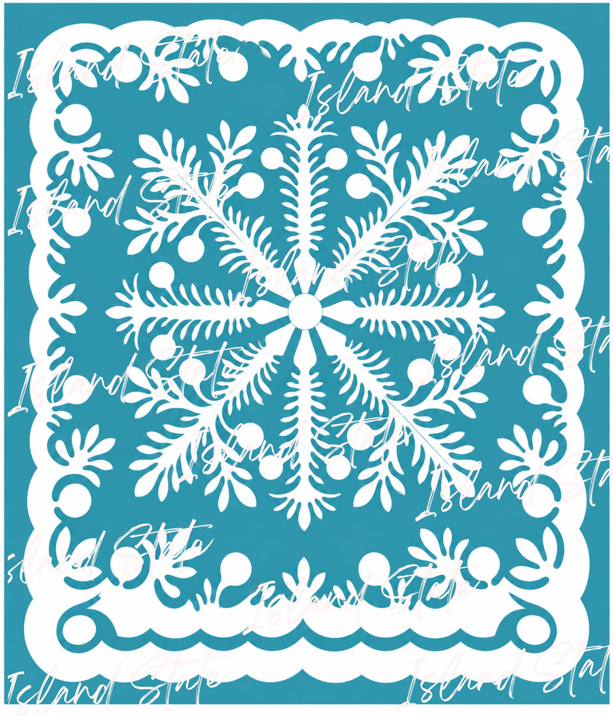 Snow Flake Hawaiian Monomono Quilts