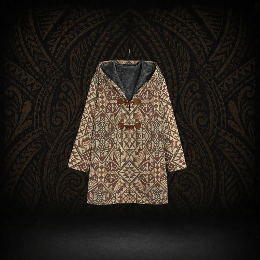 HERITAGE ISLANDER TAPA HOODED COAT