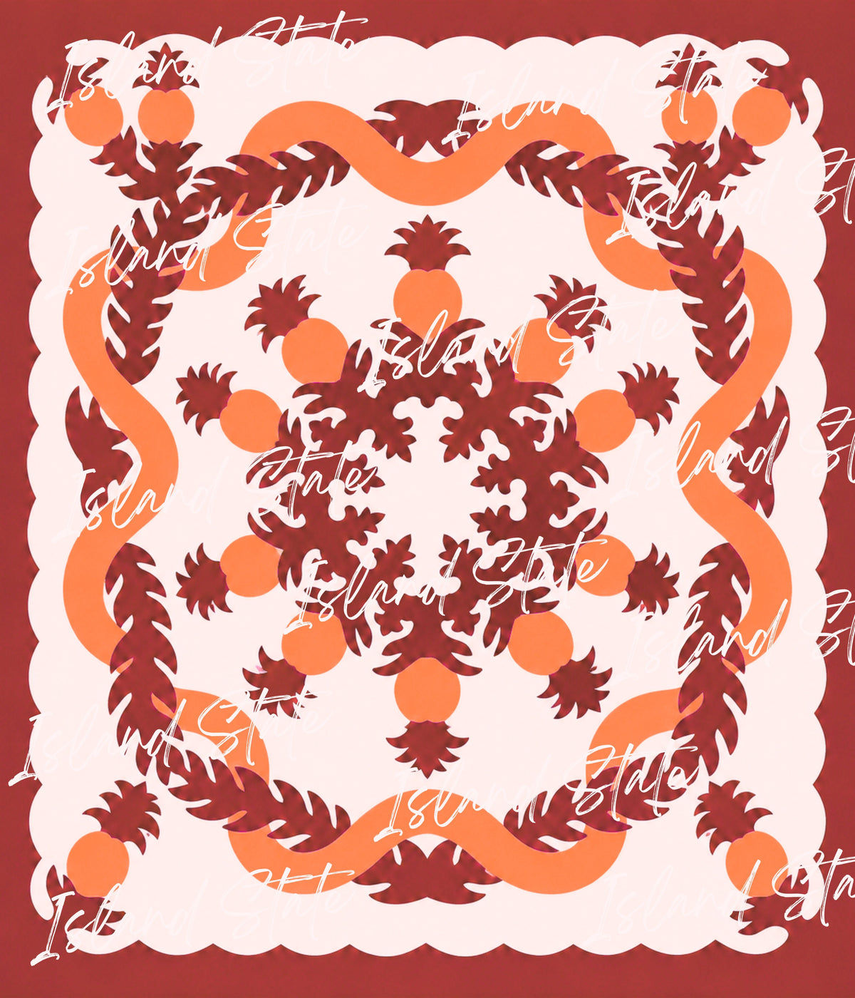 Hawaiian Monomono Tongan Quilt | Traditional Monomono