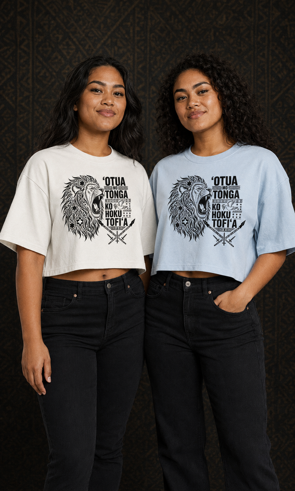 Ko e ʻOtua mo Tonga Ko Hoku Tofiʻa Cropped Tee