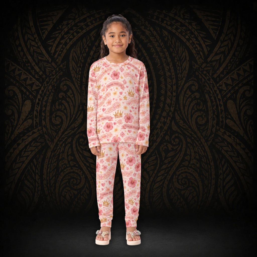 Pink Tonga Princess Pajama Set