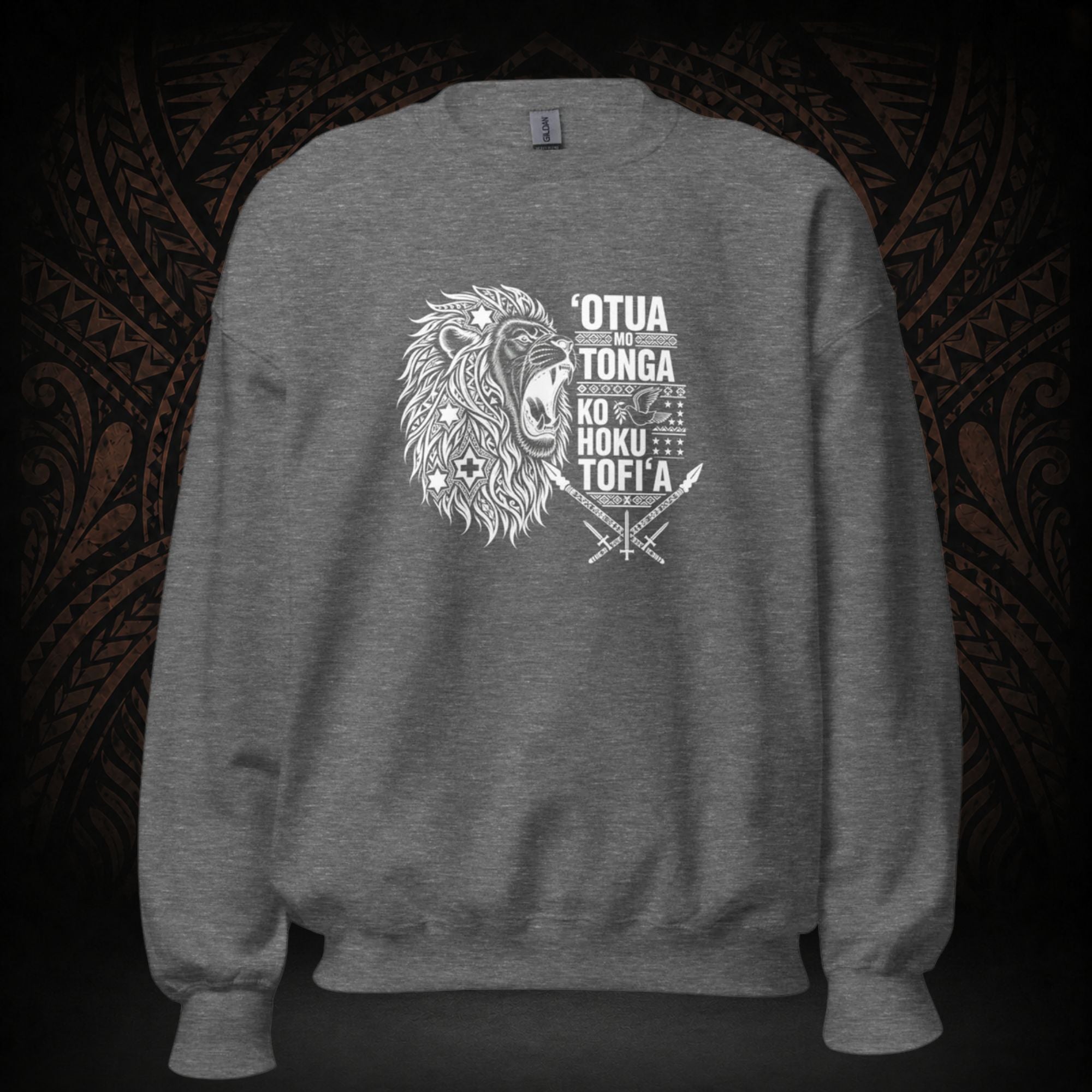 God and Tonga” Heritage Crewneck Sweatshirt