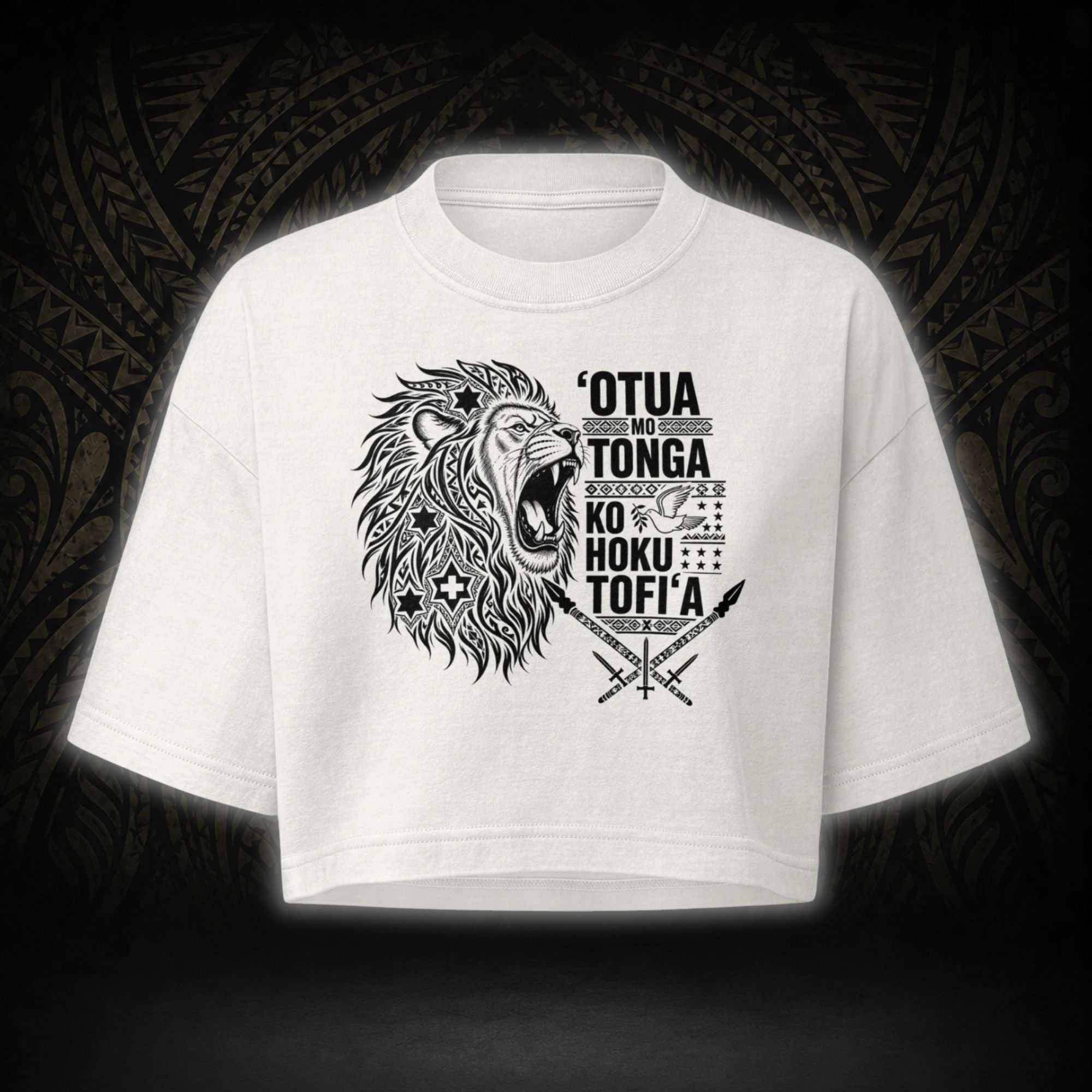 Ko e ʻOtua mo Tonga Ko Hoku Tofiʻa Cropped Tee