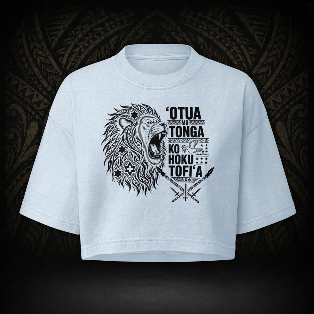 Ko e ʻOtua mo Tonga Ko Hoku Tofiʻa Cropped Tee
