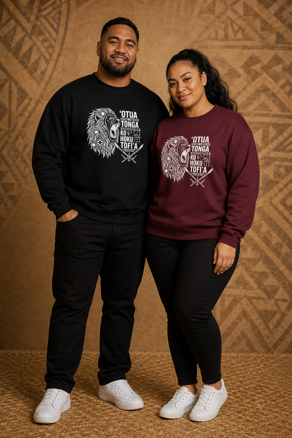 God and Tonga” Heritage Crewneck Sweatshirt
